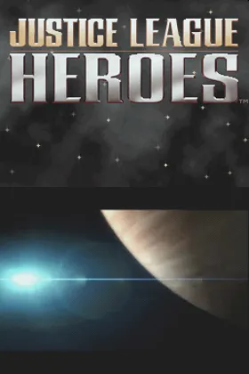 Justice League Heroes (USA) screen shot title